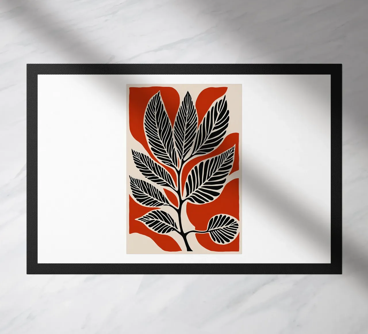 Nero e rosso zerbino da Jose