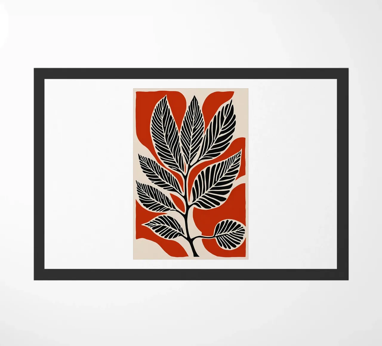 Nero e rosso zerbino da Jose