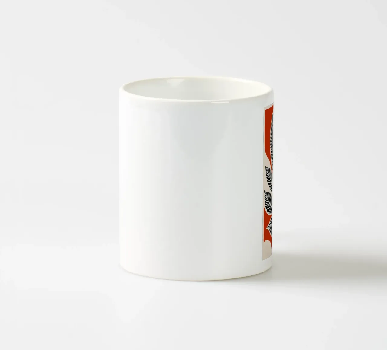 Nero e rosso tazza in ceramica da Jose