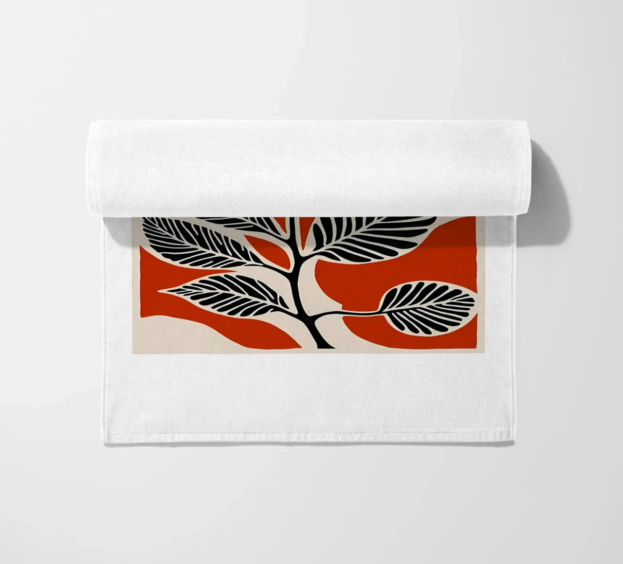 Nero e rosso telo mare da Jose