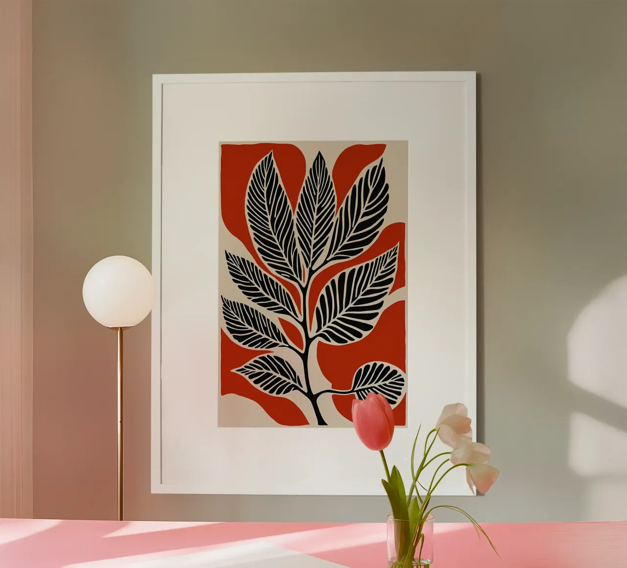 Black And red poster by Jose