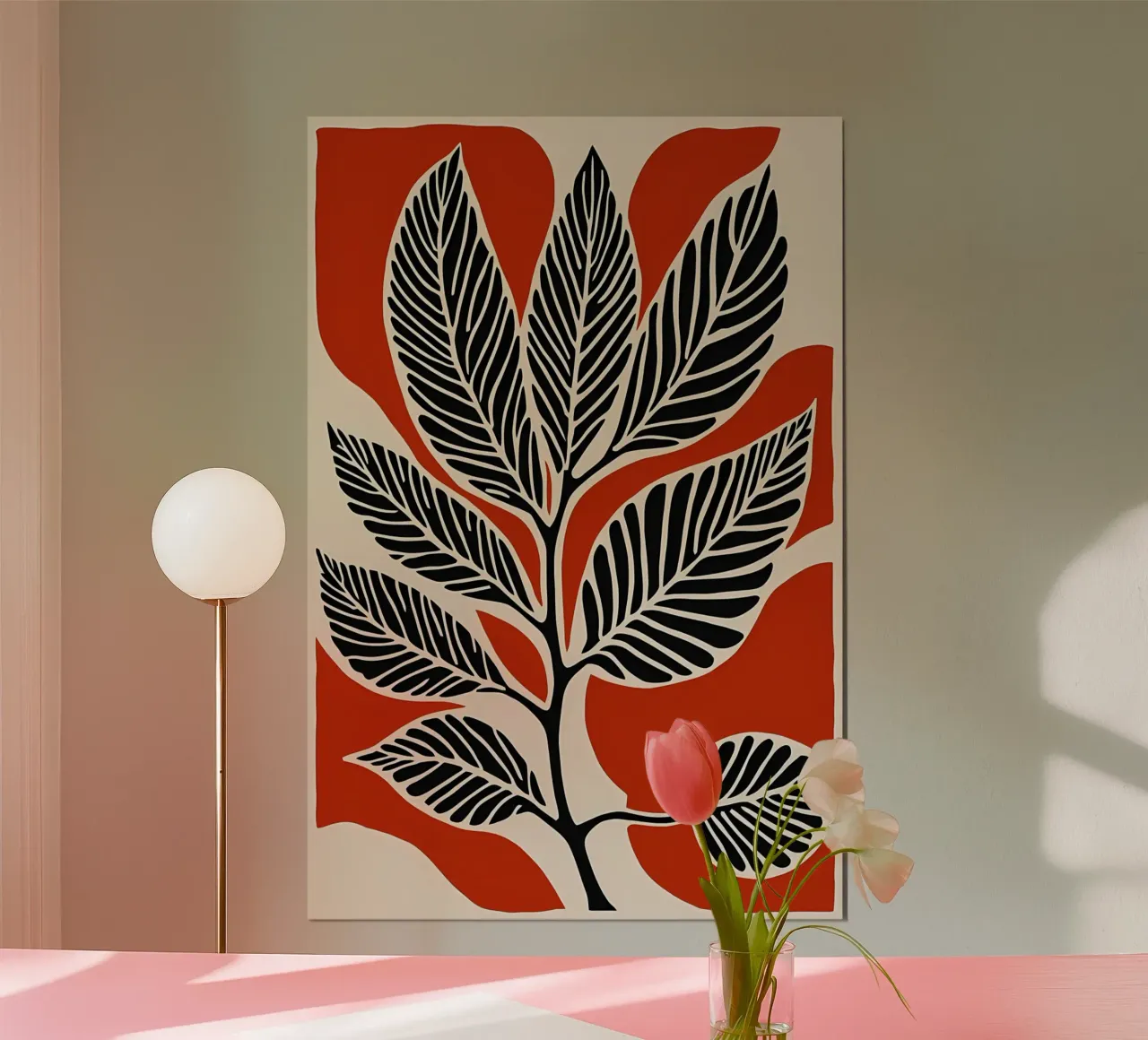 Black And red poster by Jose