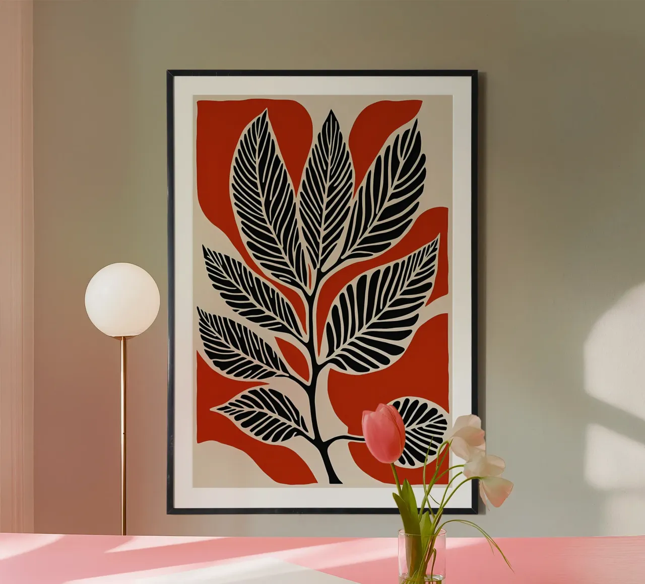 Black And red poster by Jose