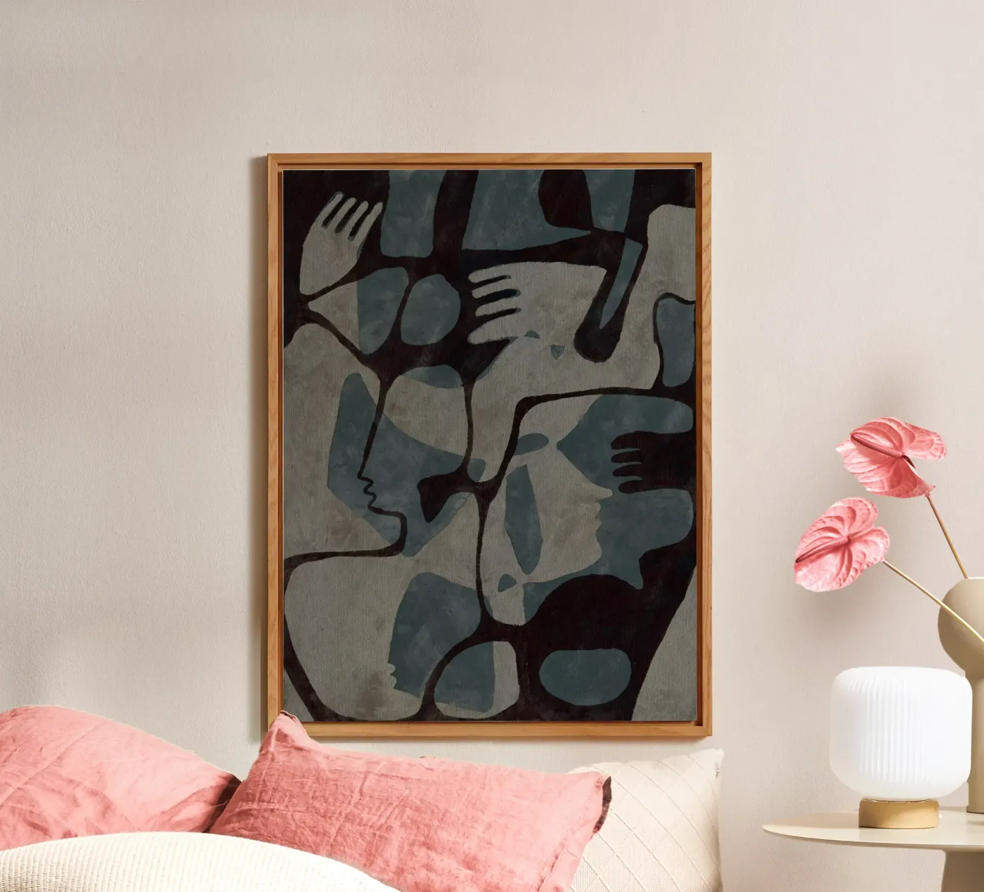 Concealed threads Forex-Platte von Shatha Al Dafai