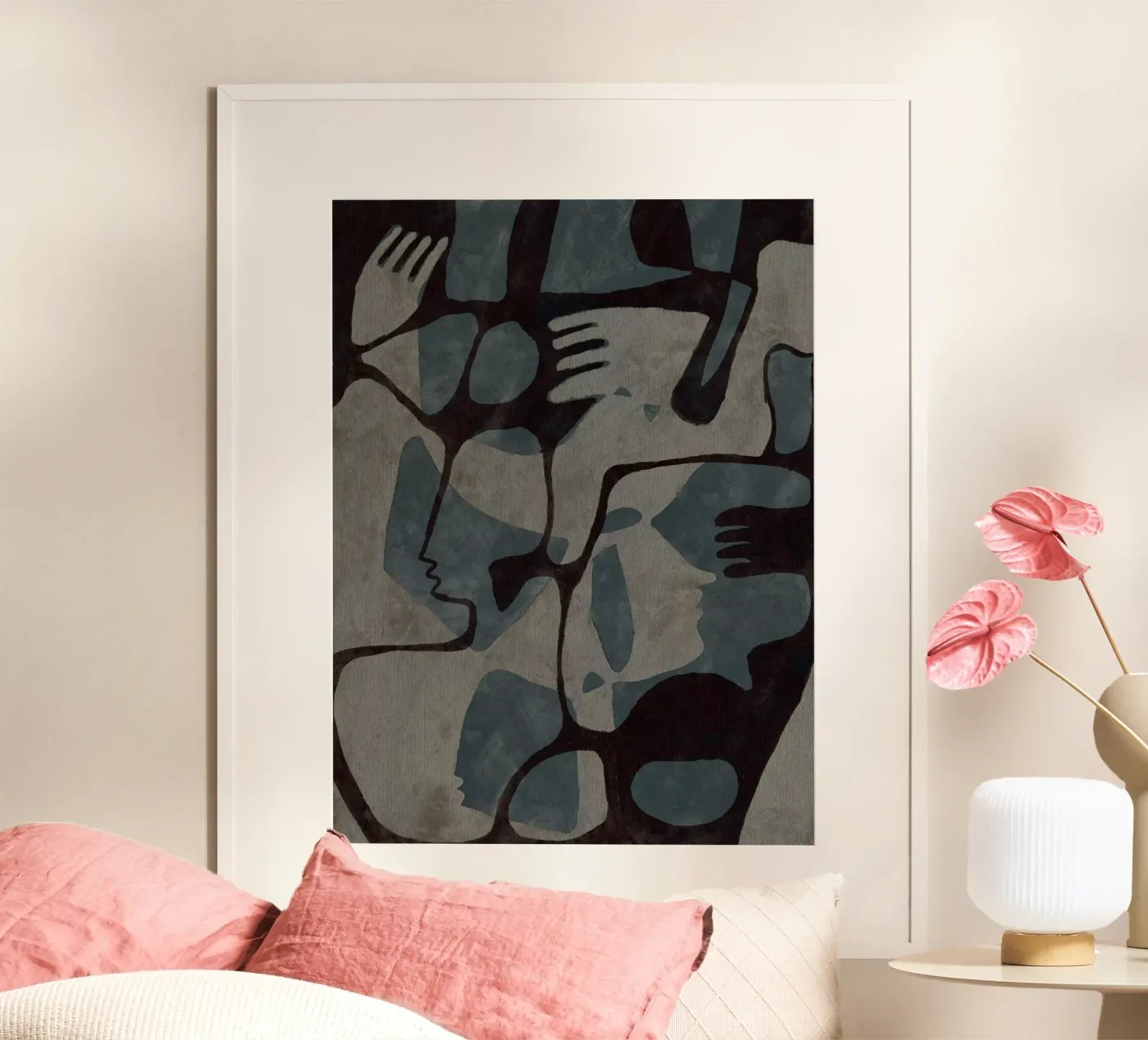Concealed threads Poster von Shatha Al Dafai