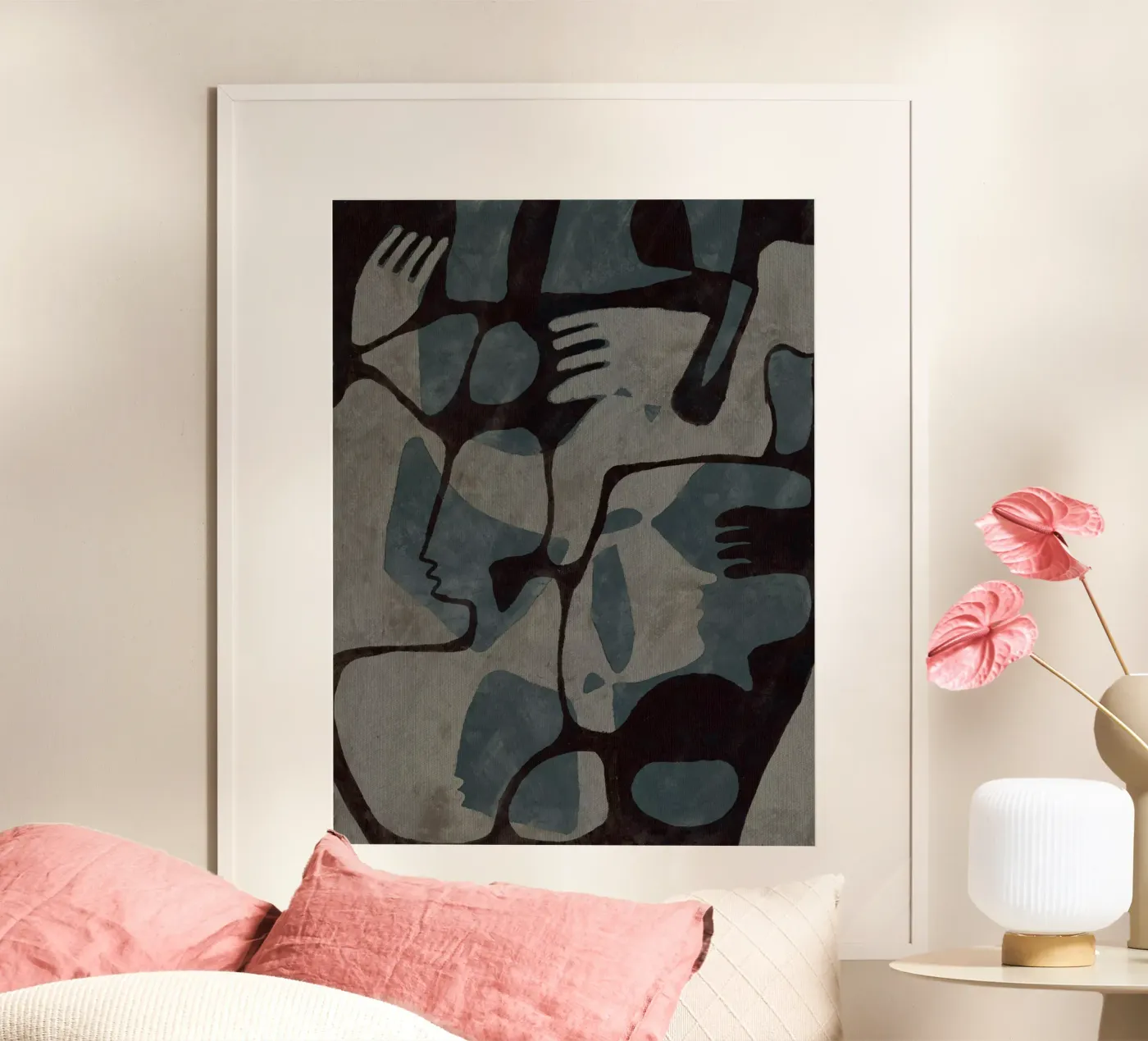 Concealed threads poster de Shatha Al Dafai