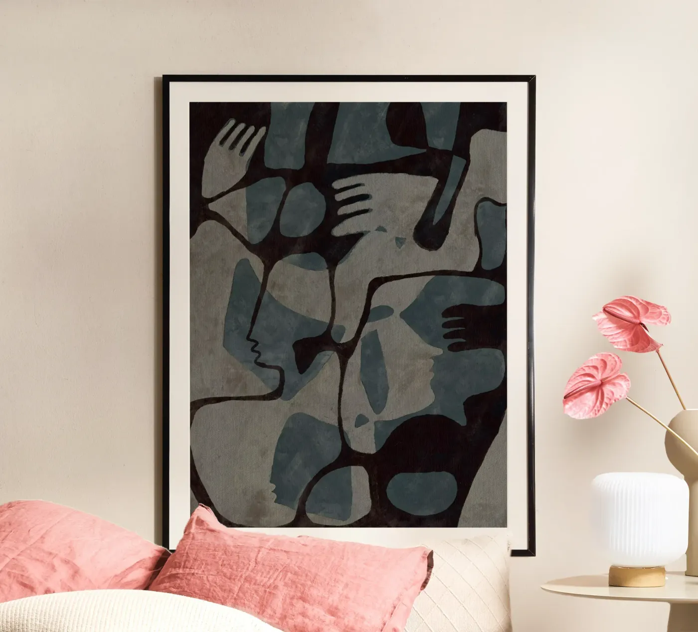 Concealed threads Poster von Shatha Al Dafai