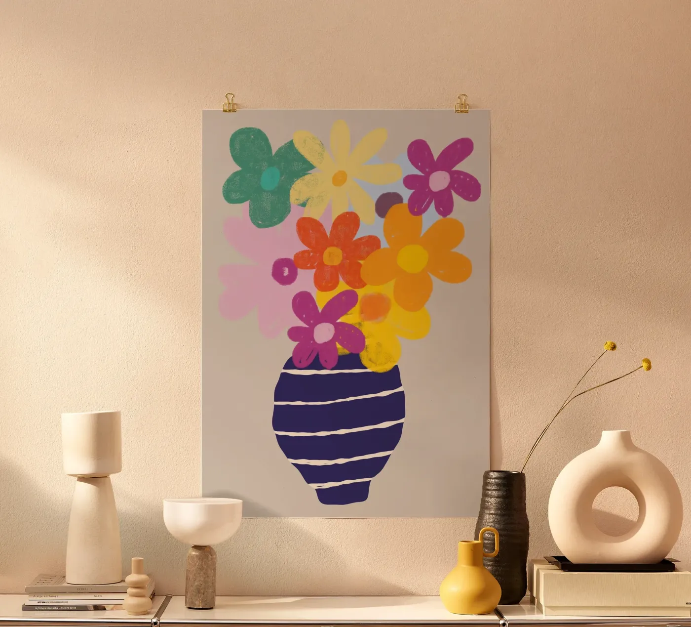 Petal Composition poster by RS LAB STUDIO