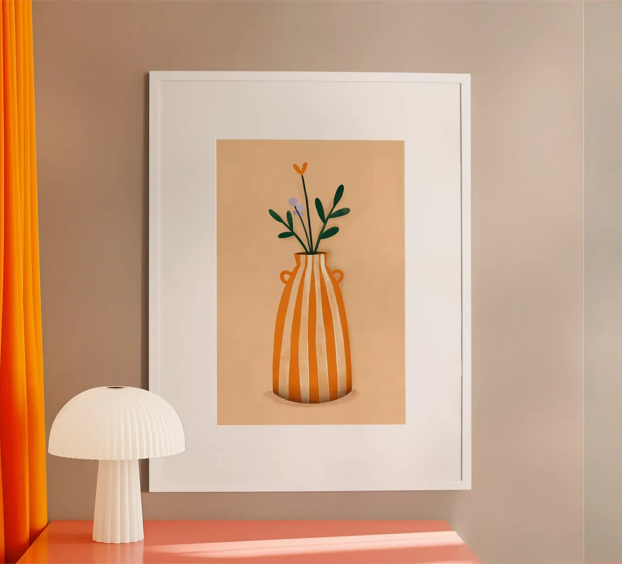 Bloem abstract poster van Jose