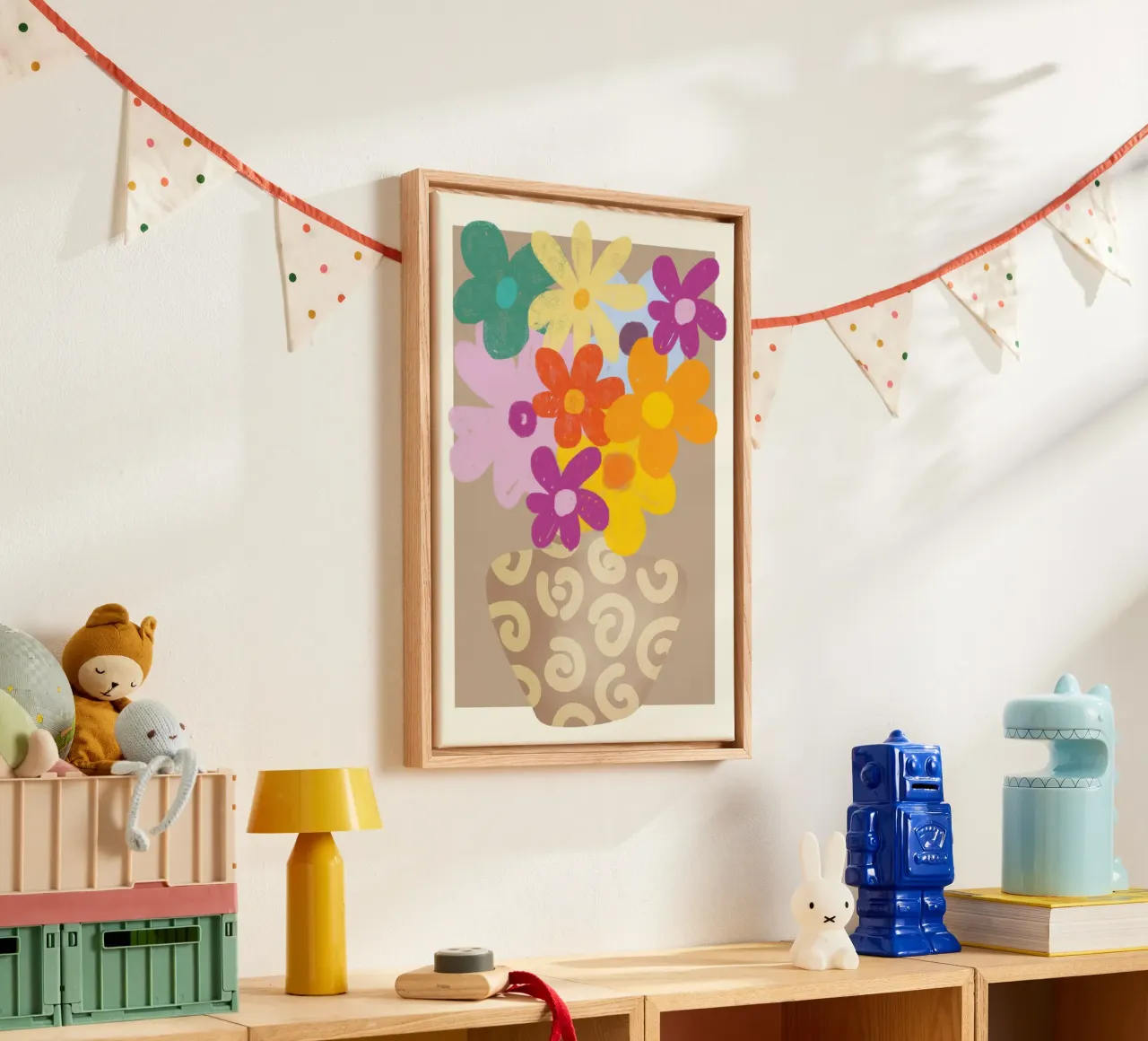 Bloom Architectura tela con Cornice a cassetta da RS LAB STUDIO