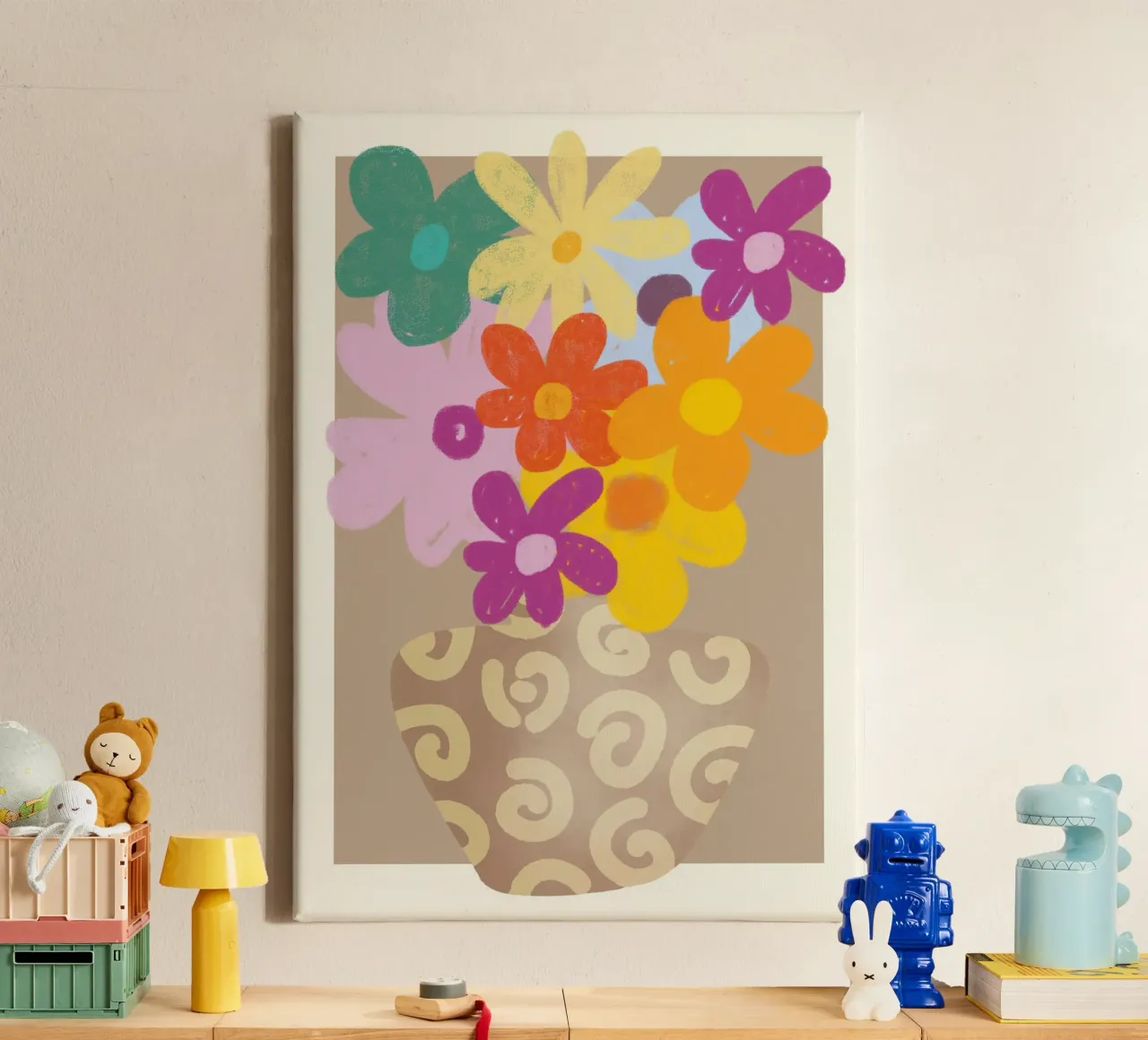 Bloom Architectura tela con Cornice a cassetta da RS LAB STUDIO