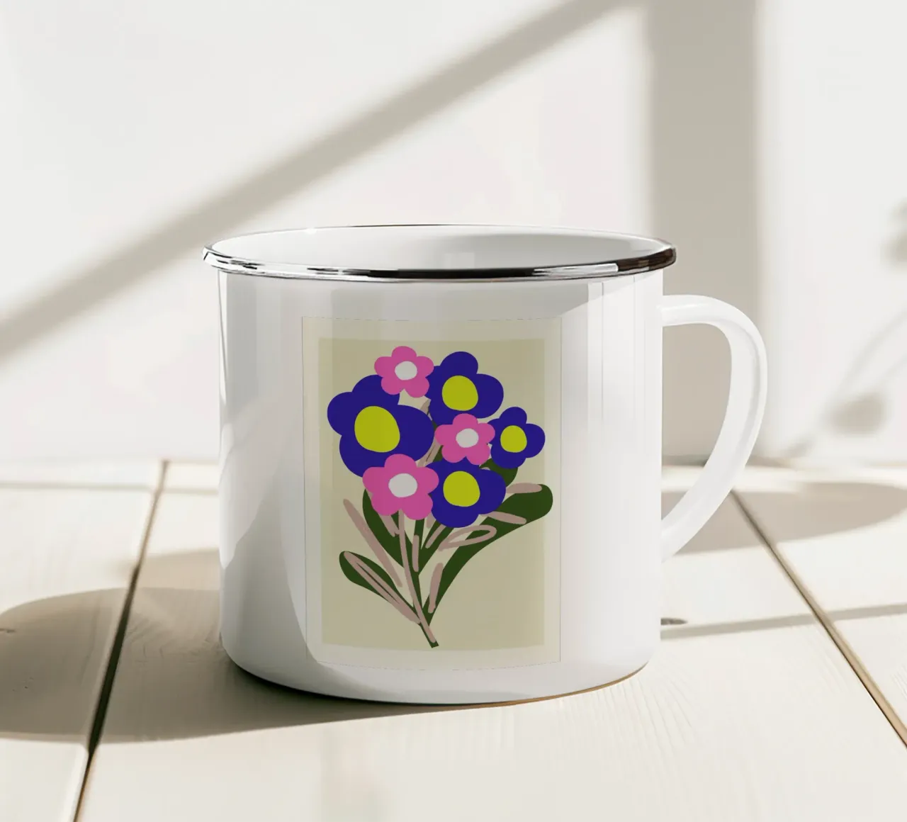Echoes of Petals tazza in smalto da RS LAB STUDIO