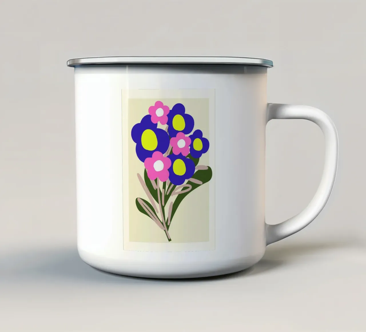 Echoes of Petals tazza in smalto da RS LAB STUDIO
