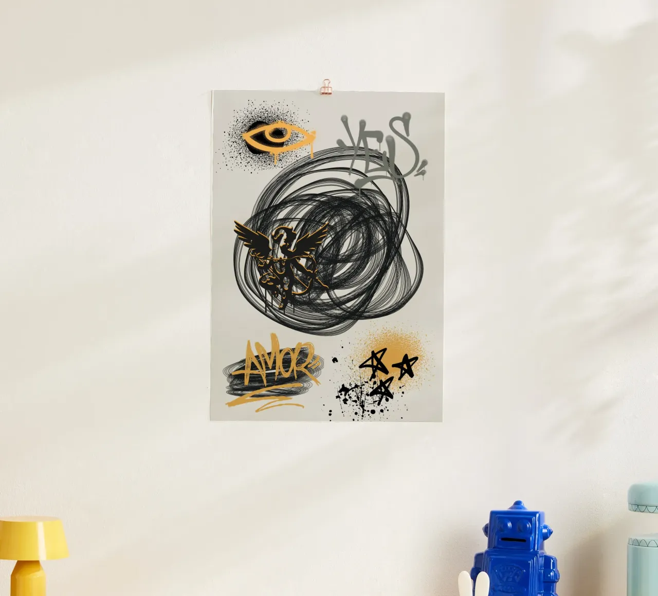 No Rules, Just Walls poster da RS LAB STUDIO