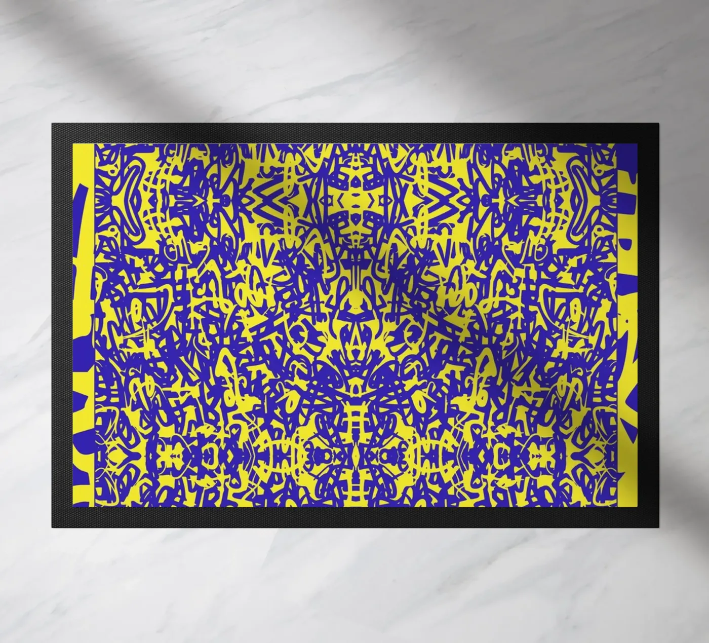 Echo Grid doormat by RS LAB STUDIO