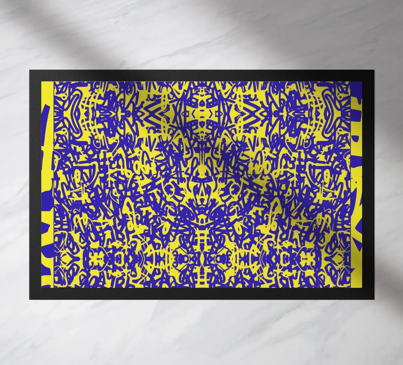 Echo Grid doormat by RS LAB STUDIO