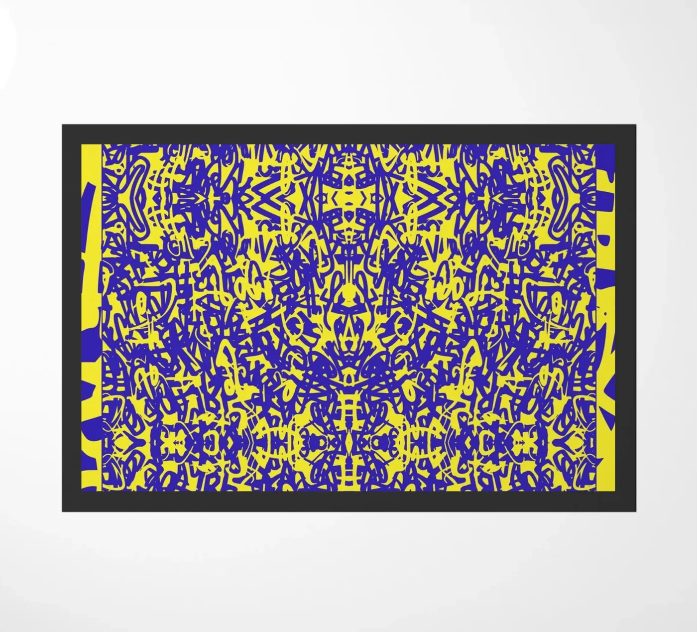 Echo Grid doormat by RS LAB STUDIO