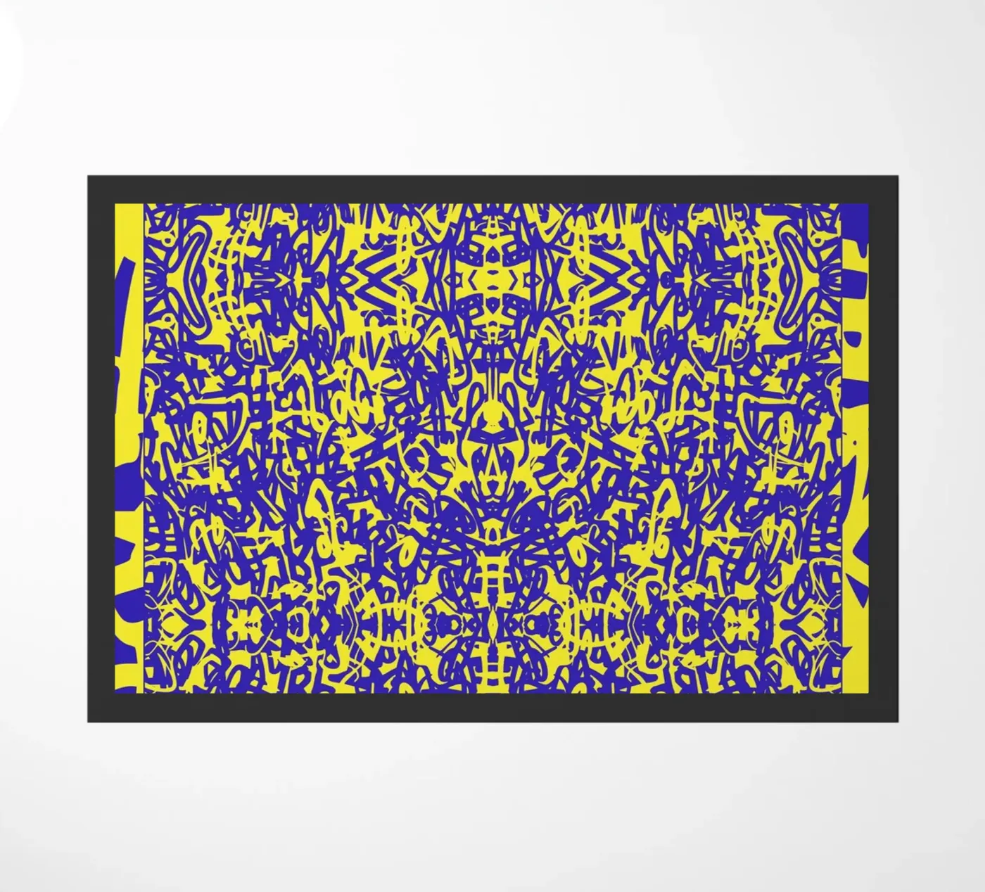 Echo Grid doormat by RS LAB STUDIO