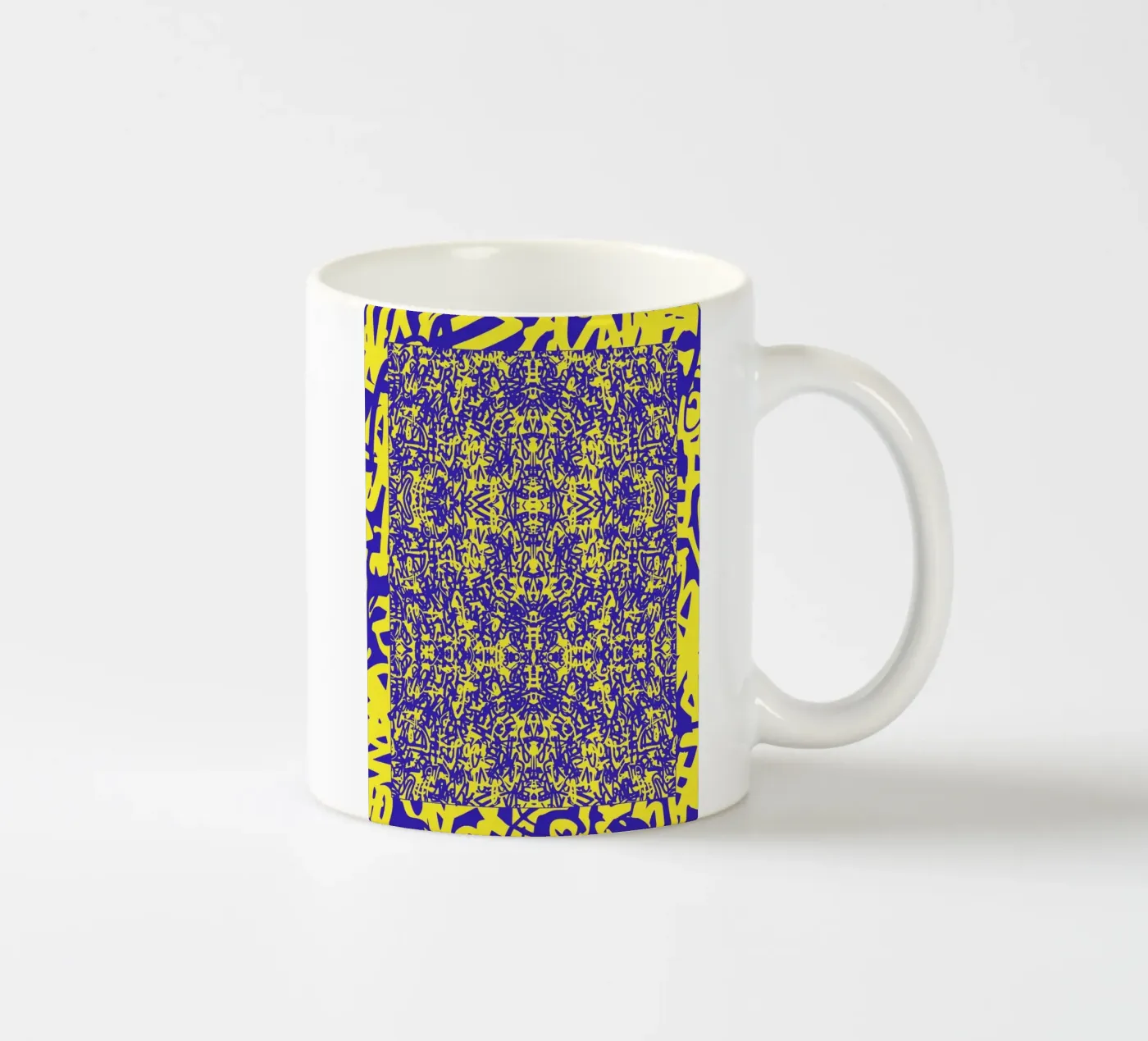 Echo Grid ceramic mug by RS LAB STUDIO