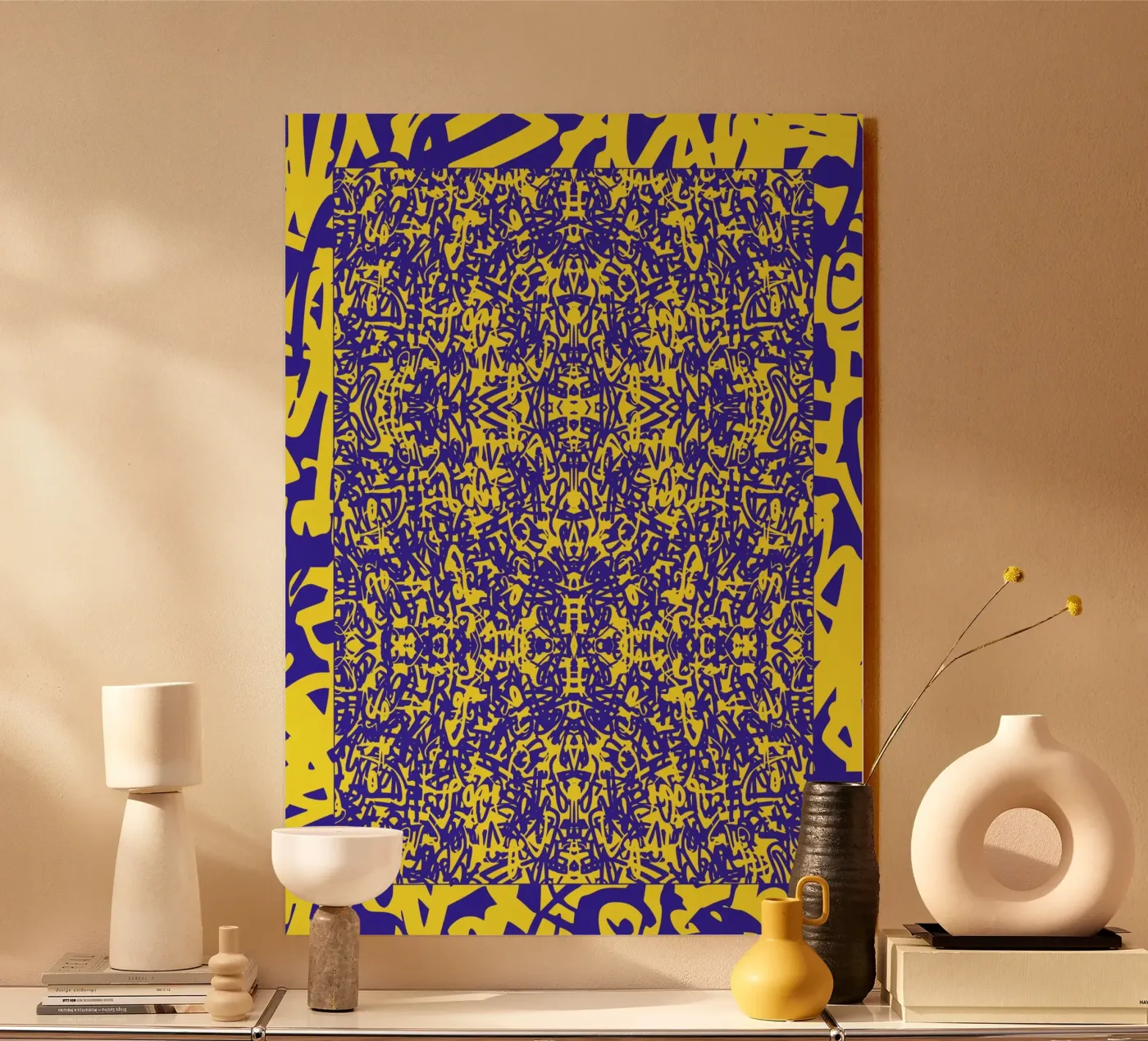 Echo Grid aluminium-dibond van RS LAB STUDIO