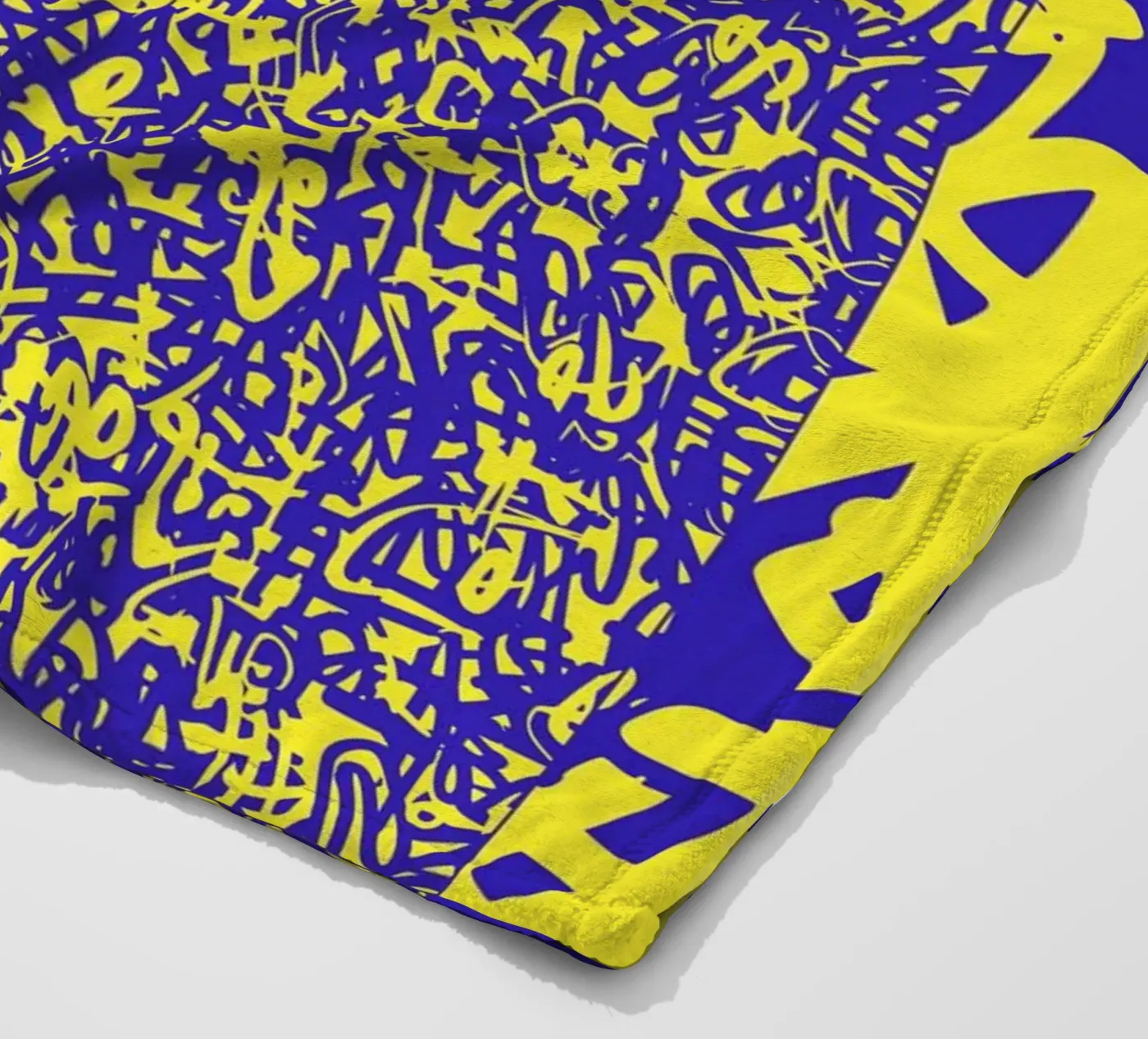 Echo Grid fleece blanket by RS LAB STUDIO