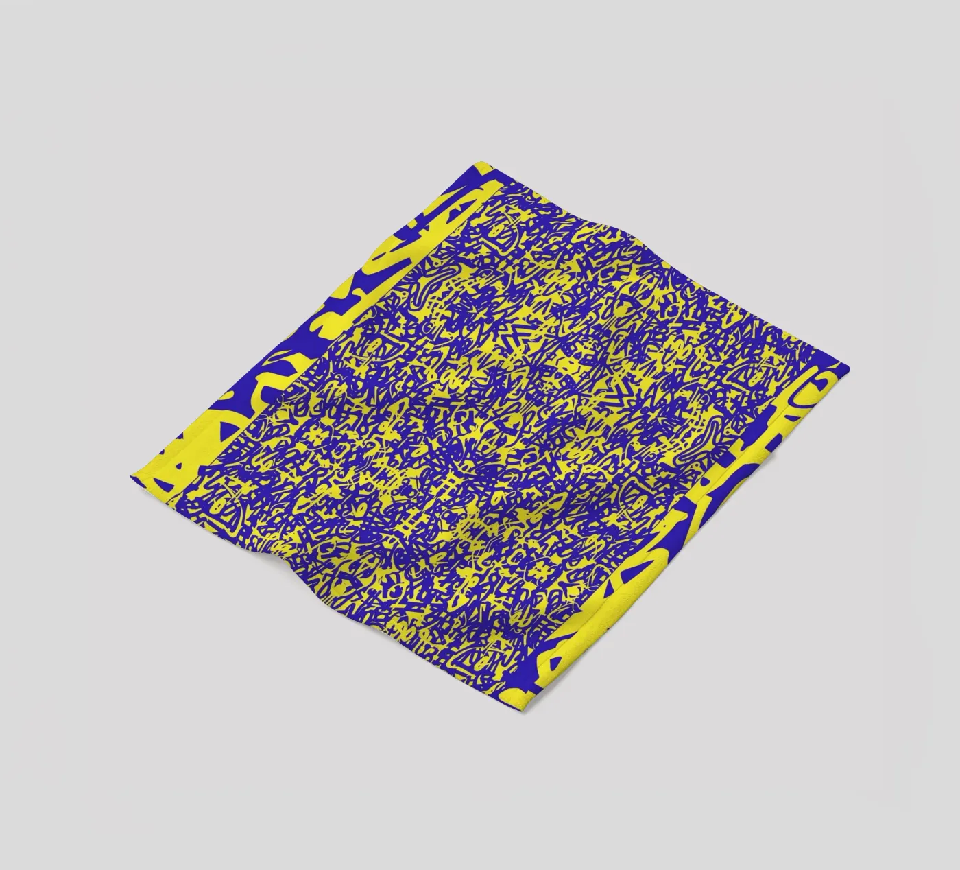 Echo Grid fleece blanket by RS LAB STUDIO