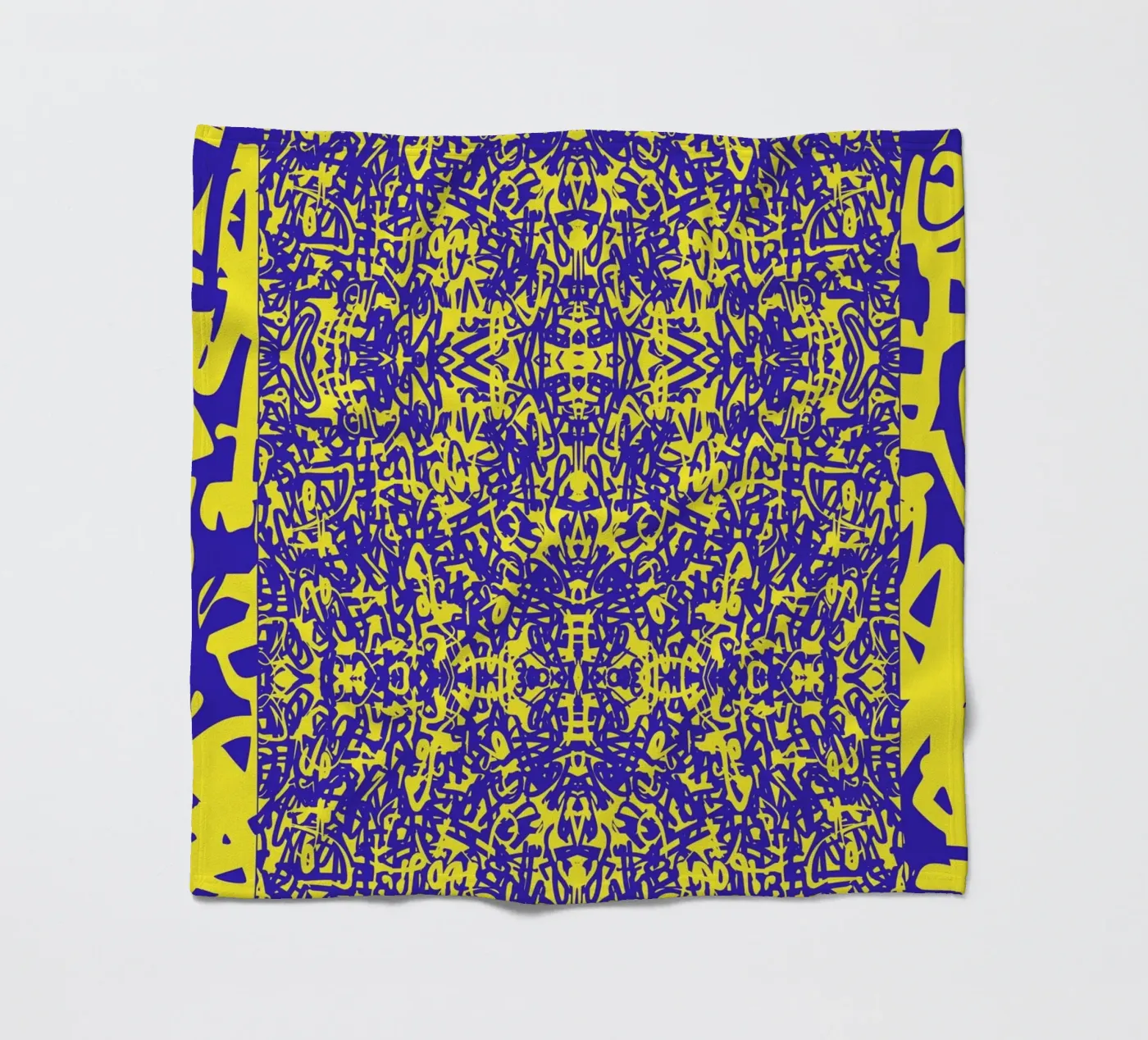 Echo Grid fleece blanket by RS LAB STUDIO
