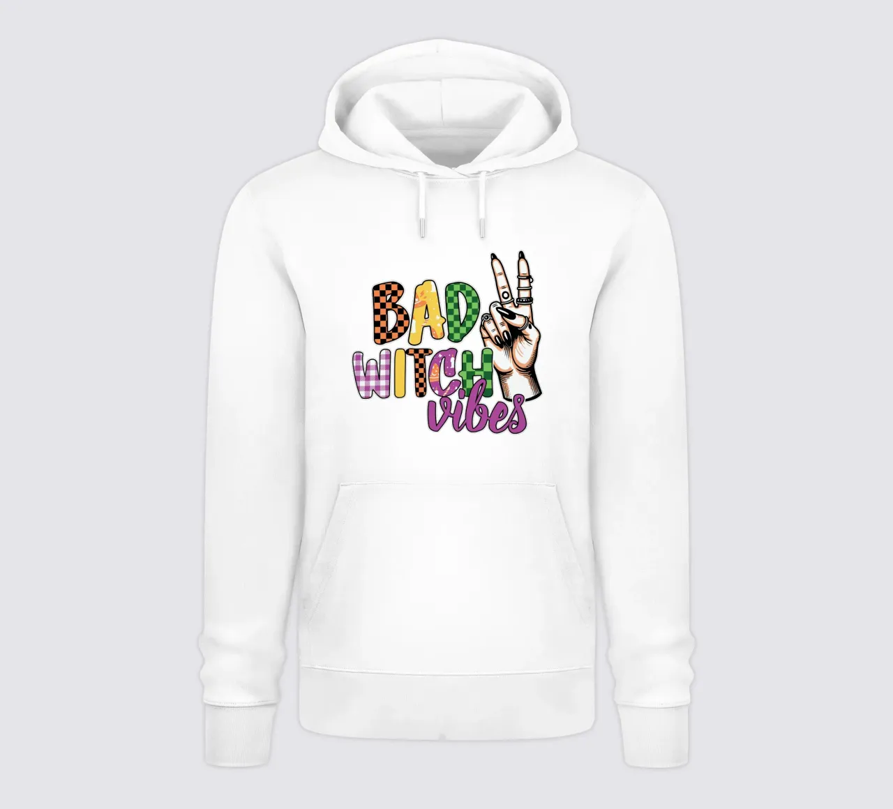 BAD WITCH VIBES felpa con cappuccio da edsonramosart