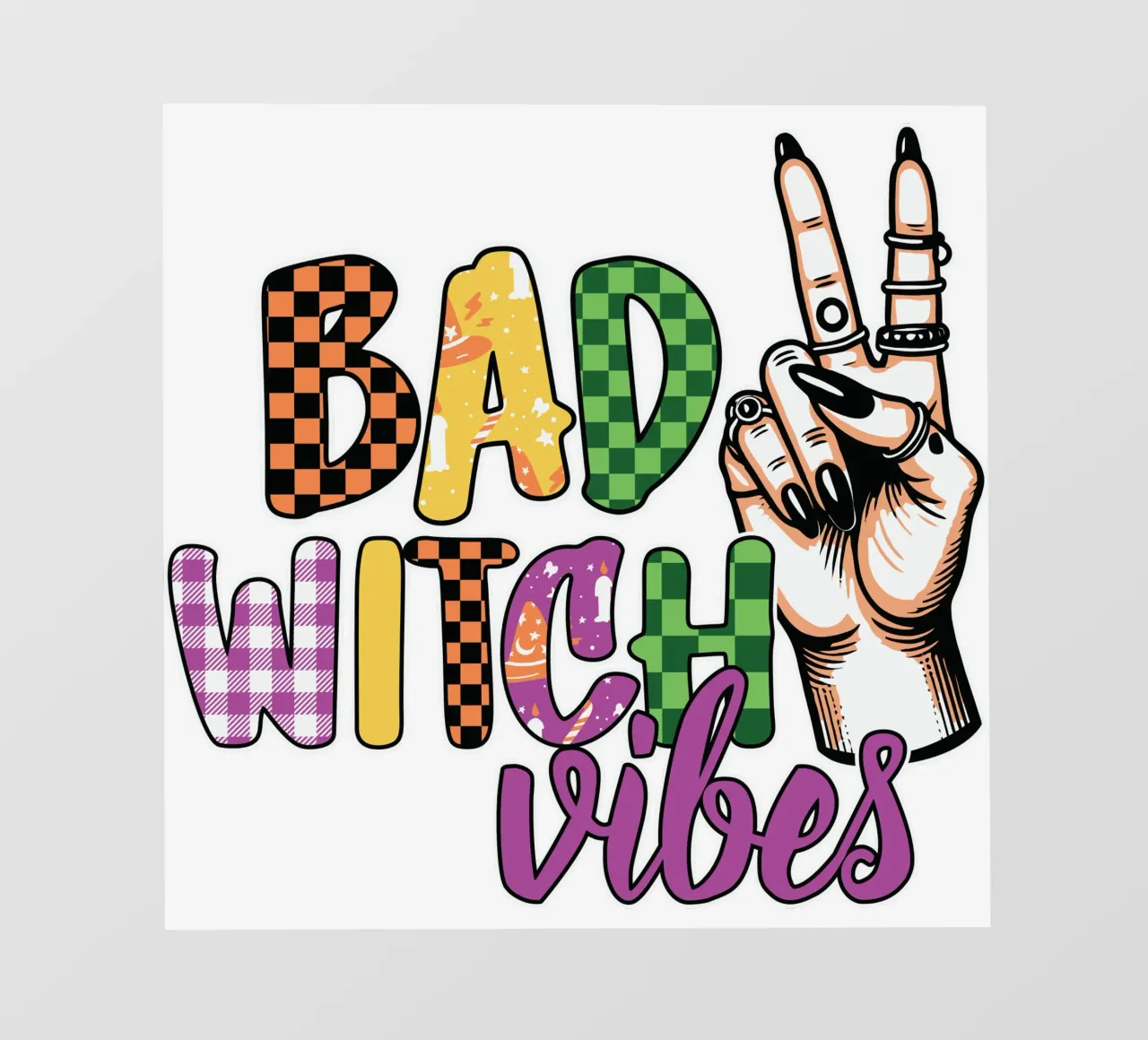 BAD WITCH VIBES pellicola backlit da edsonramosart