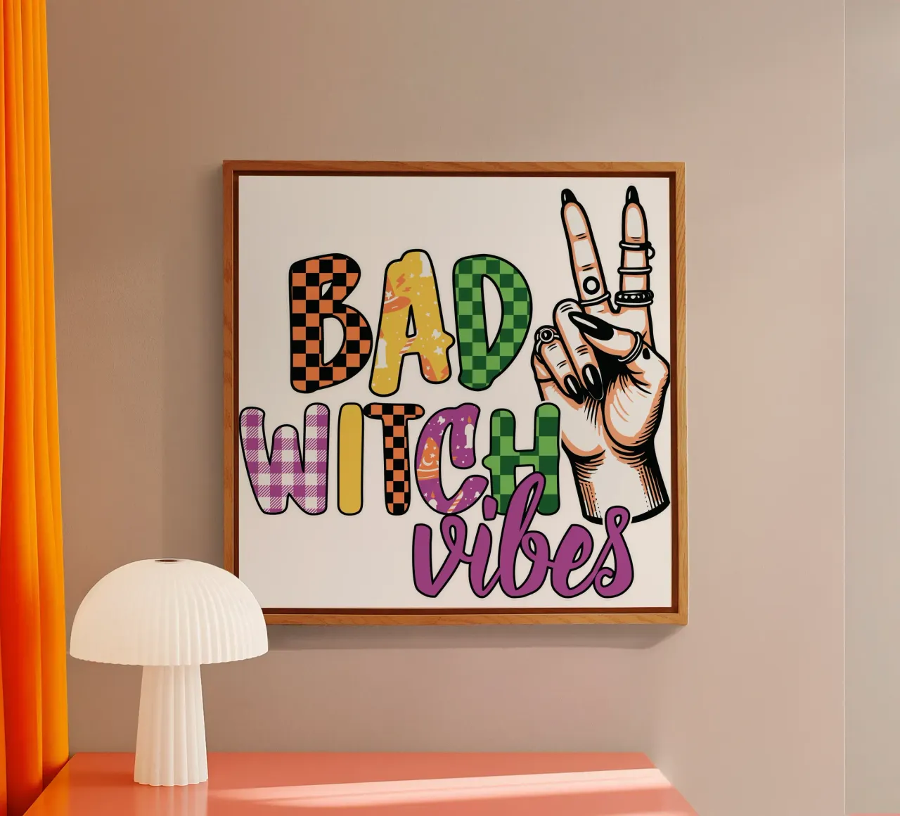 BAD WITCH VIBES plexiglass da edsonramosart
