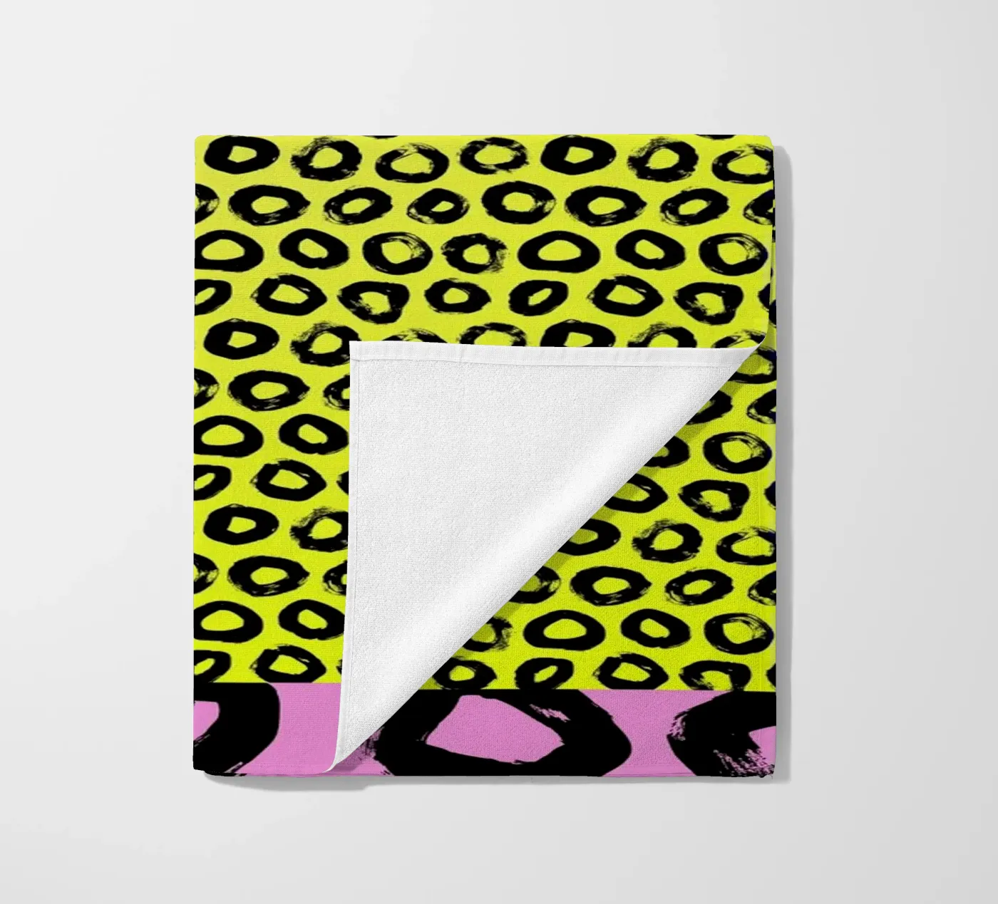 Loopscape beach towel by RS LAB STUDIO