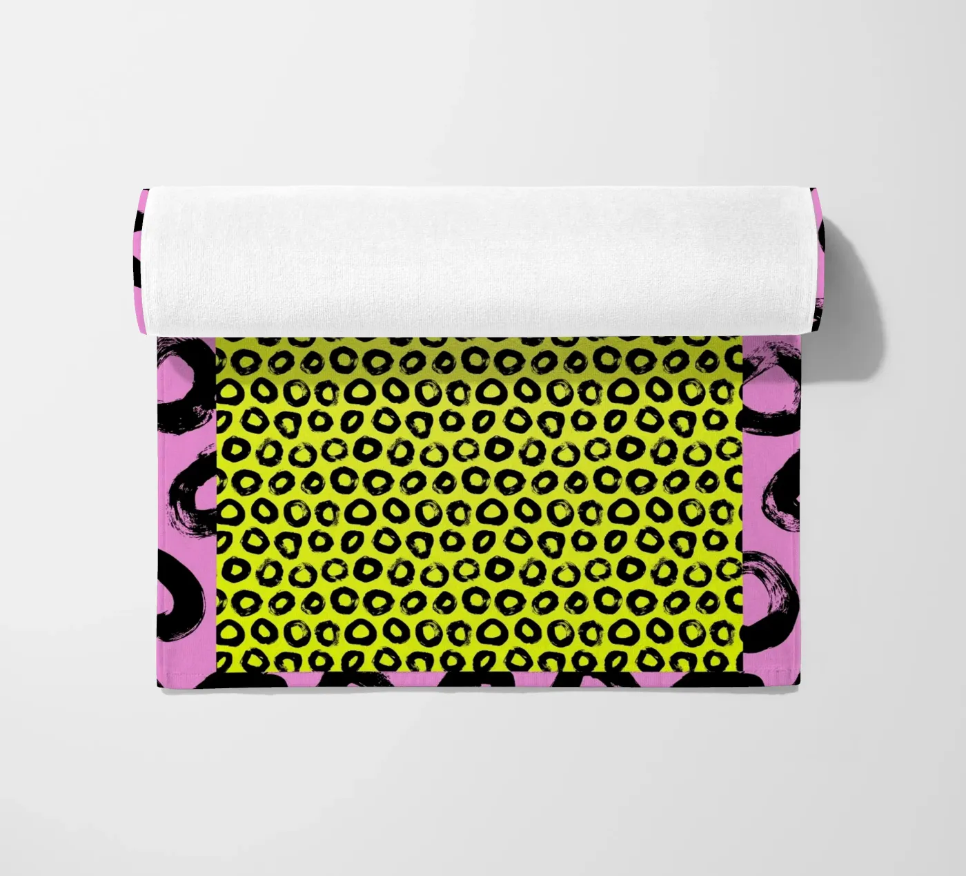 Loopscape beach towel by RS LAB STUDIO