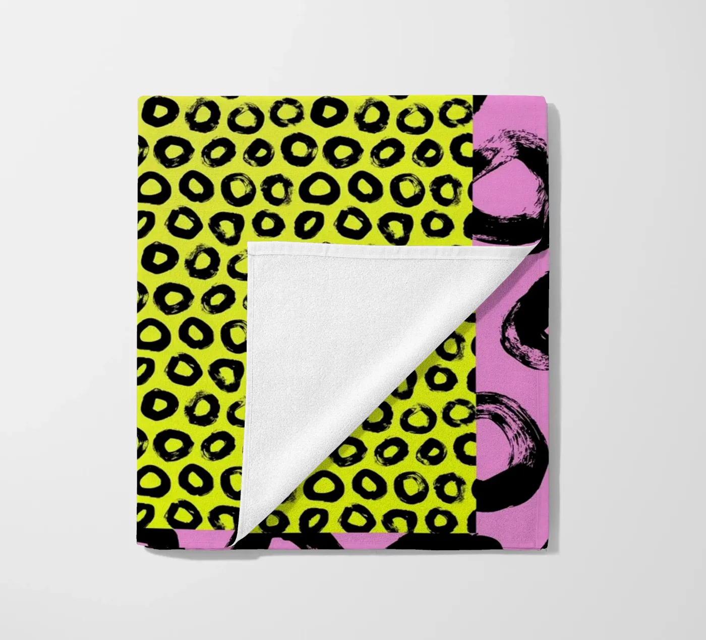 Loopscape beach towel by RS LAB STUDIO
