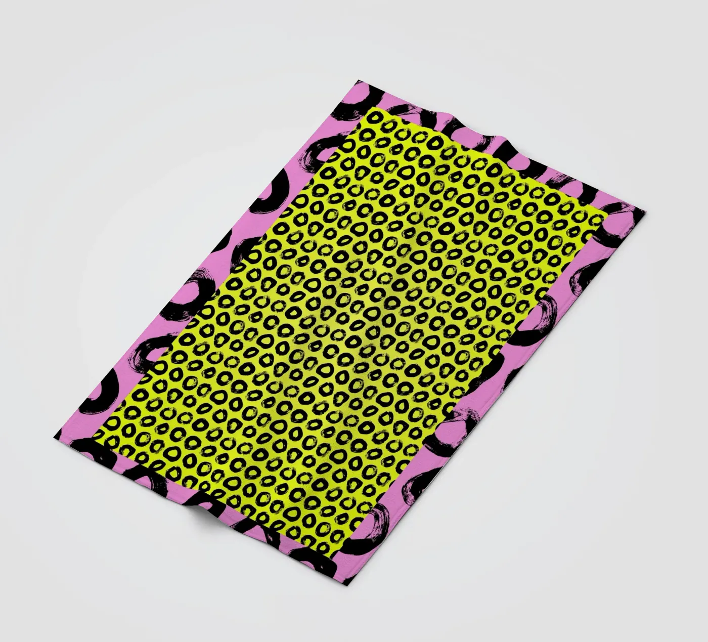 Loopscape fleece blanket by RS LAB STUDIO