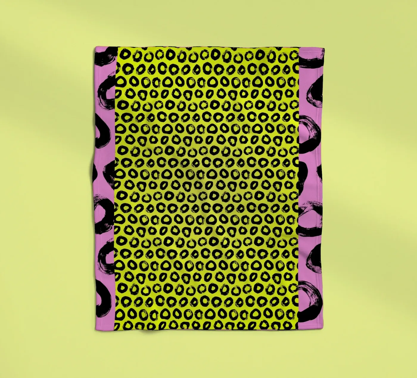 Loopscape fleece blanket by RS LAB STUDIO