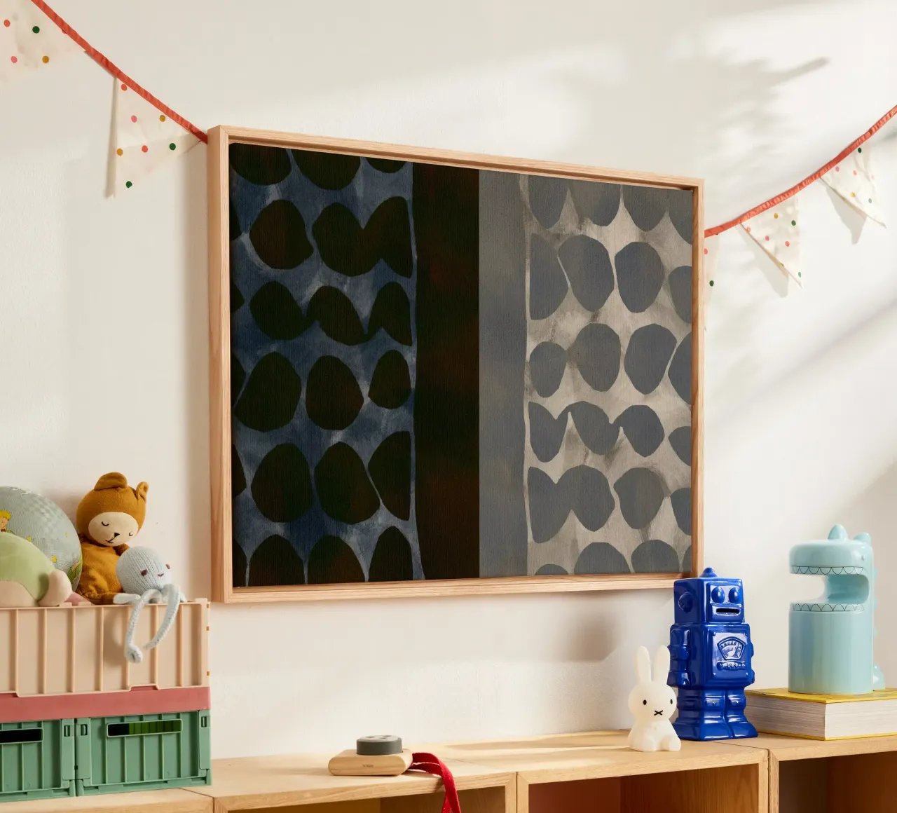 Balanced Reflections canvas by Shatha Al Dafai