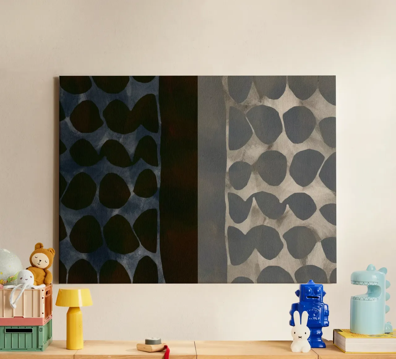 Balanced Reflections canvas by Shatha Al Dafai