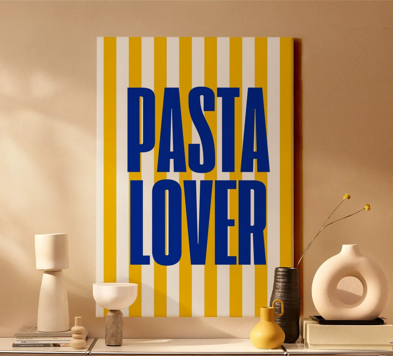 Pasta Lover tela con Cornice a cassetta da RS LAB STUDIO