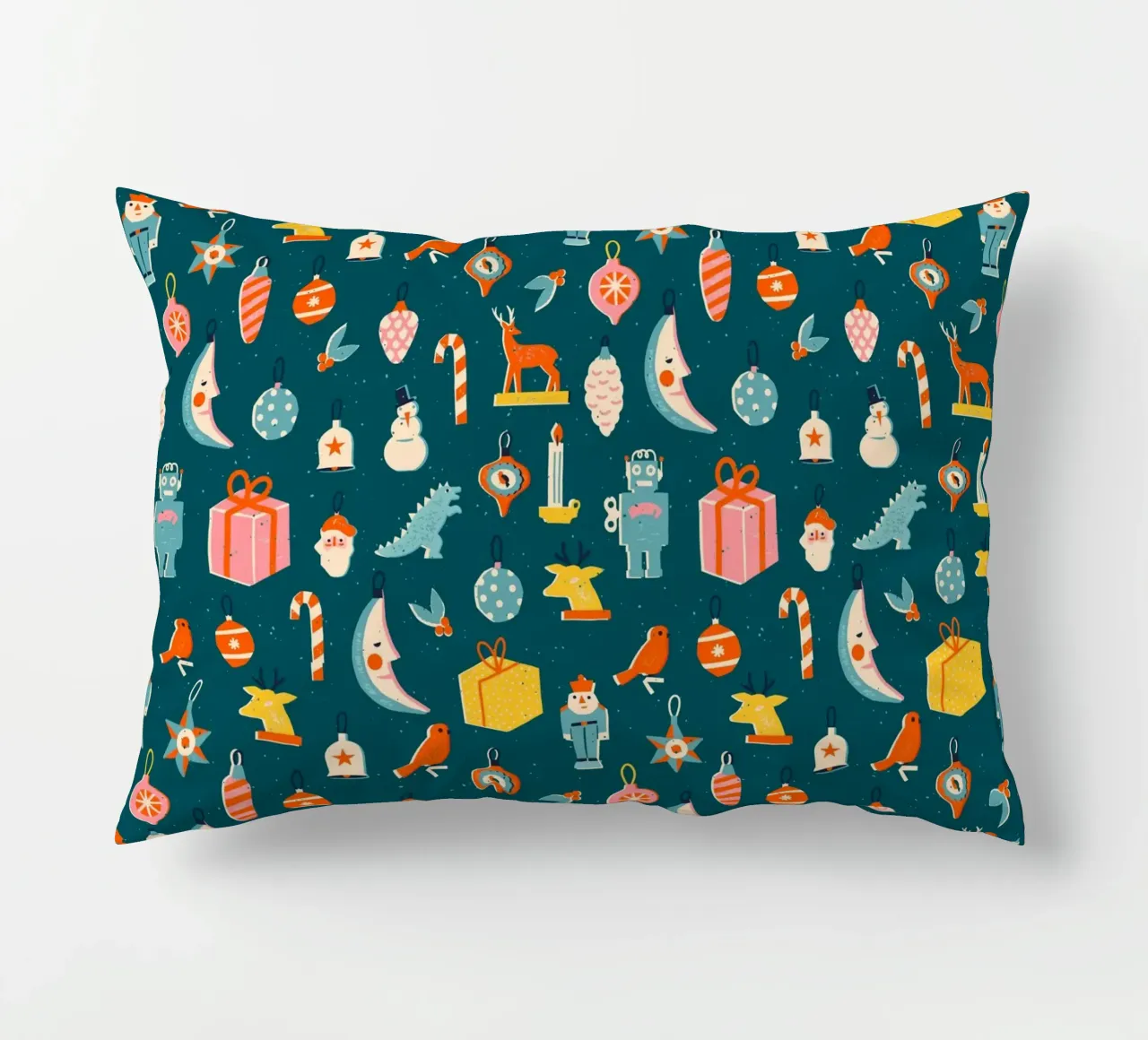 Christmas Pattern No 23 cuscino da treechild