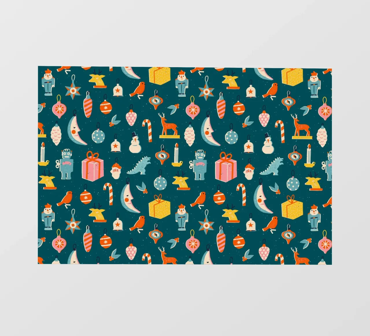 Christmas Pattern No 23 telo in pvc da treechild