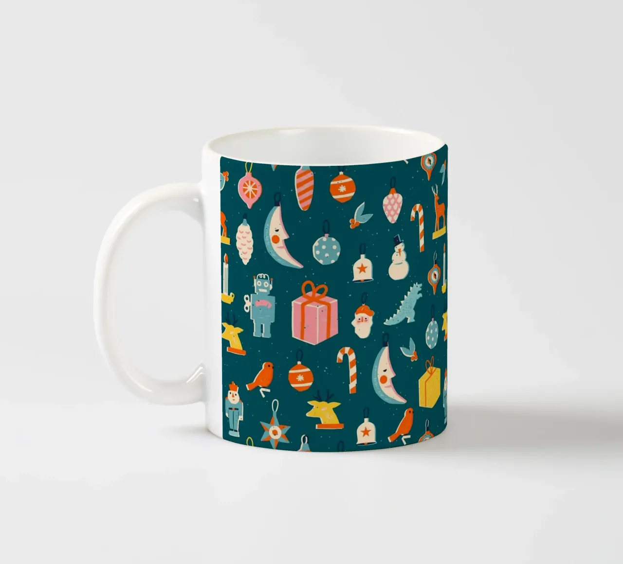 Christmas Pattern No 23 tazza in ceramica da treechild