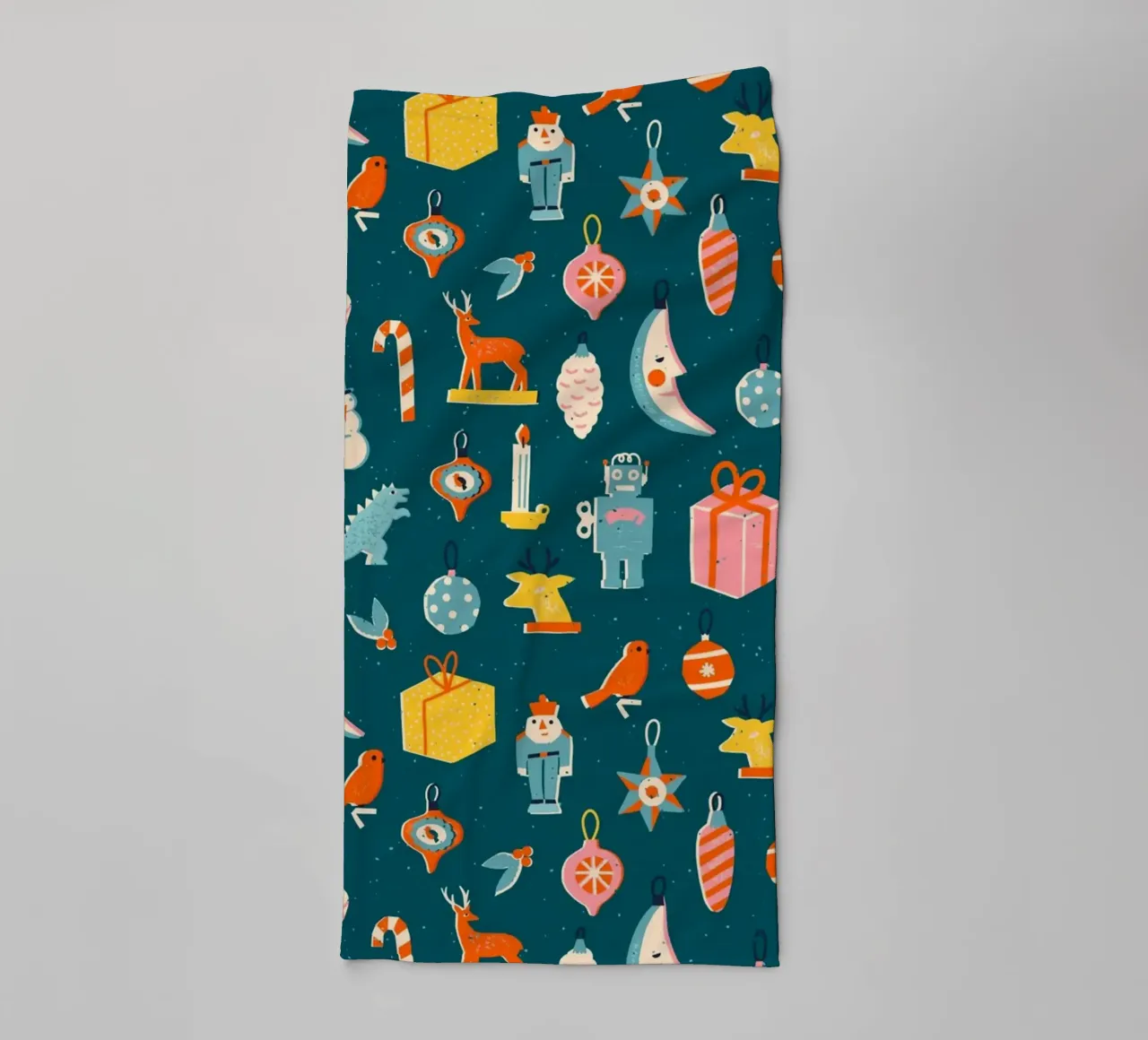 Christmas Pattern No 23 asciugamano da bagno da treechild