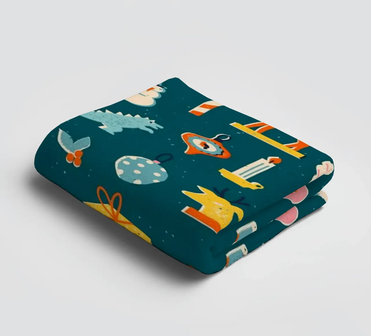 Christmas Pattern No 23 asciugamano da bagno da treechild