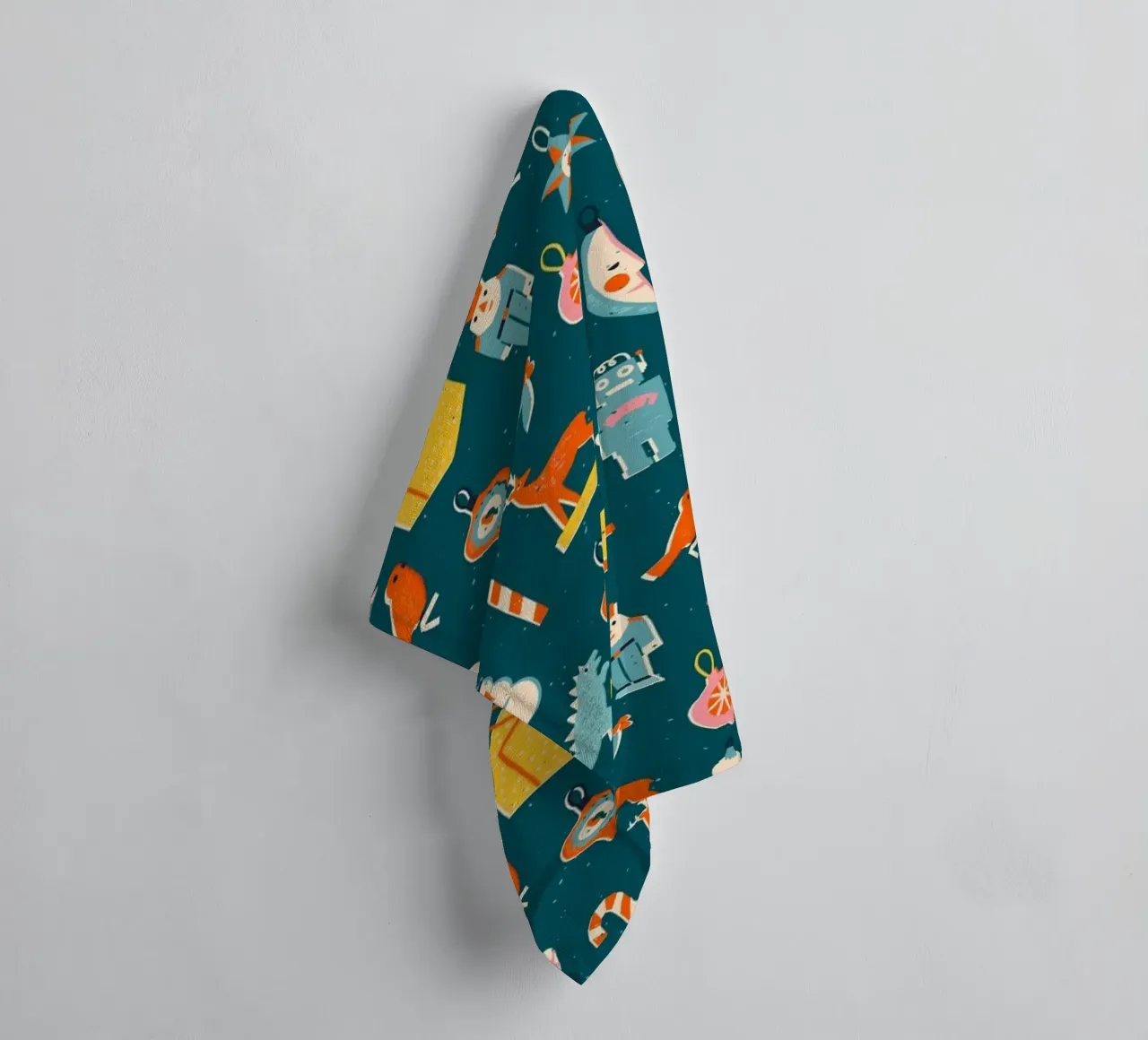 Christmas Pattern No 23 asciugamano da bagno da treechild