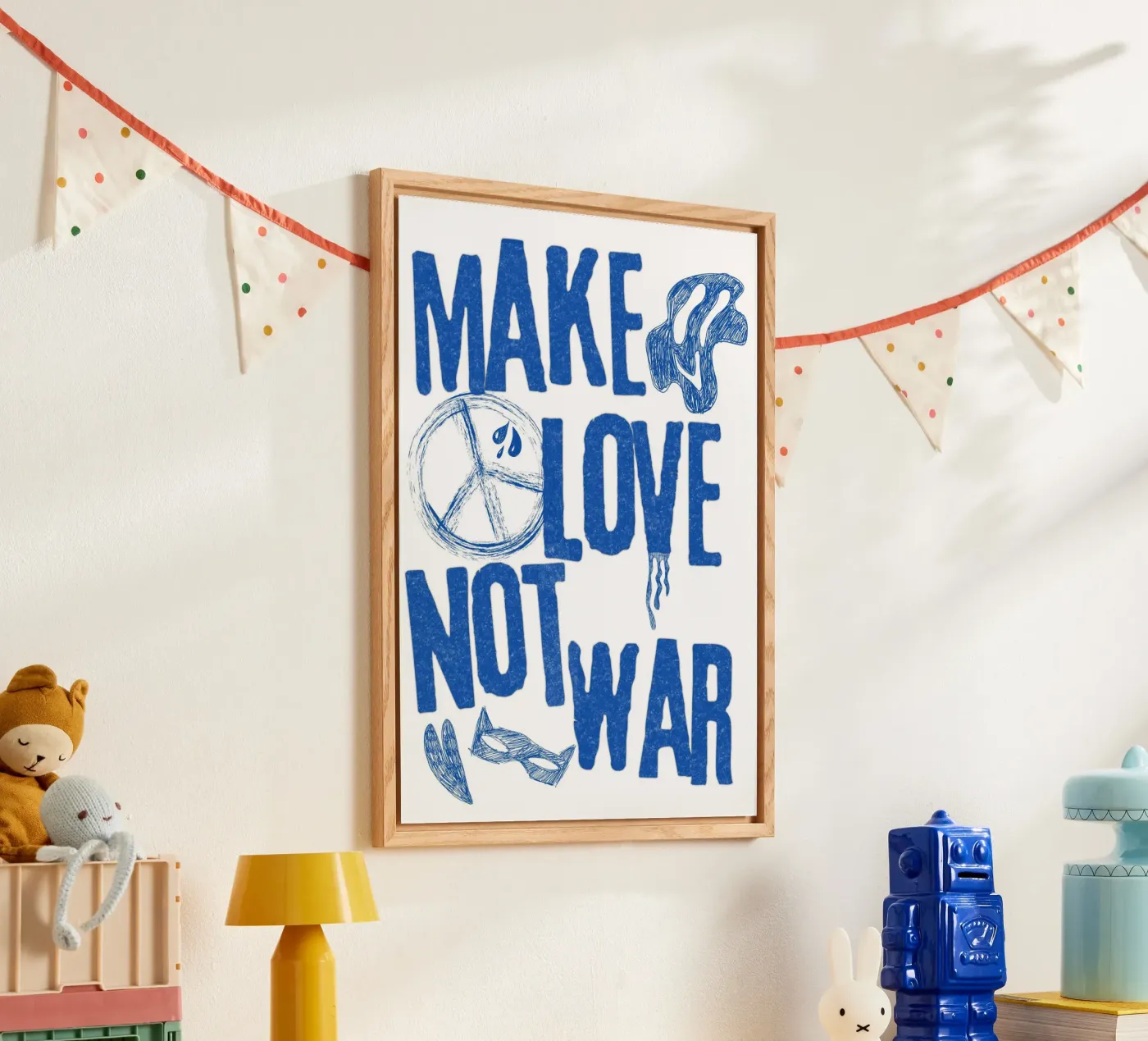 Make love not war plexiglass da RS LAB STUDIO