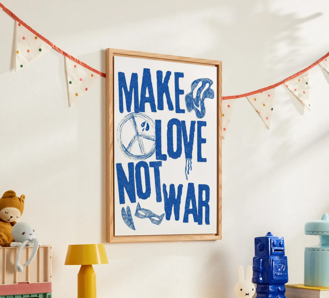 Make love not war plexiglass da RS LAB STUDIO
