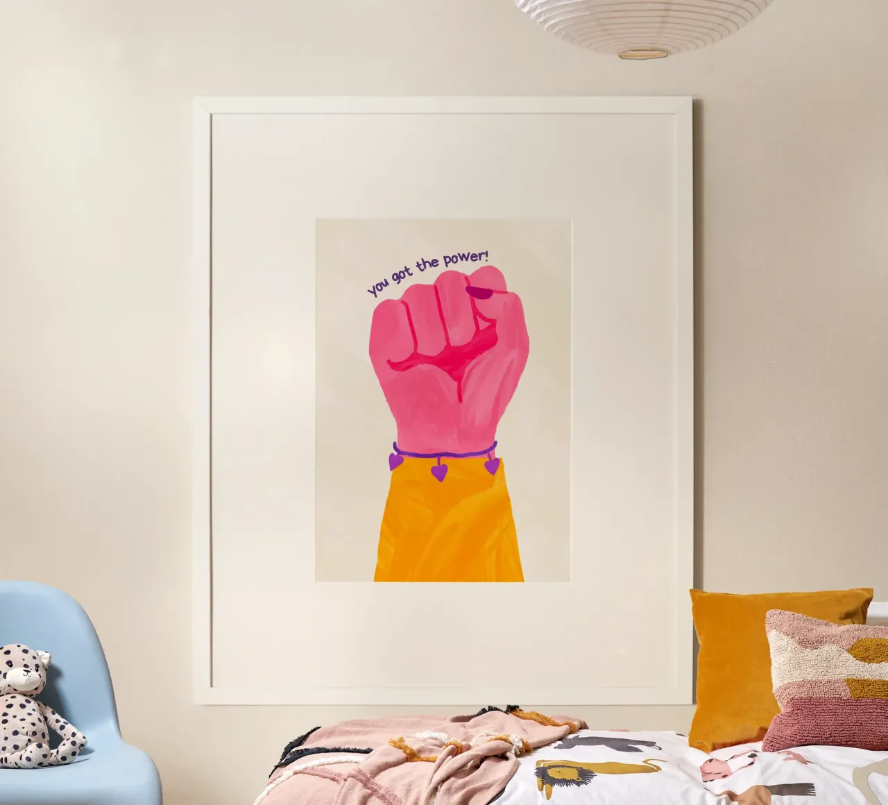 You got the power poster con telaio in alluminio da RS LAB STUDIO