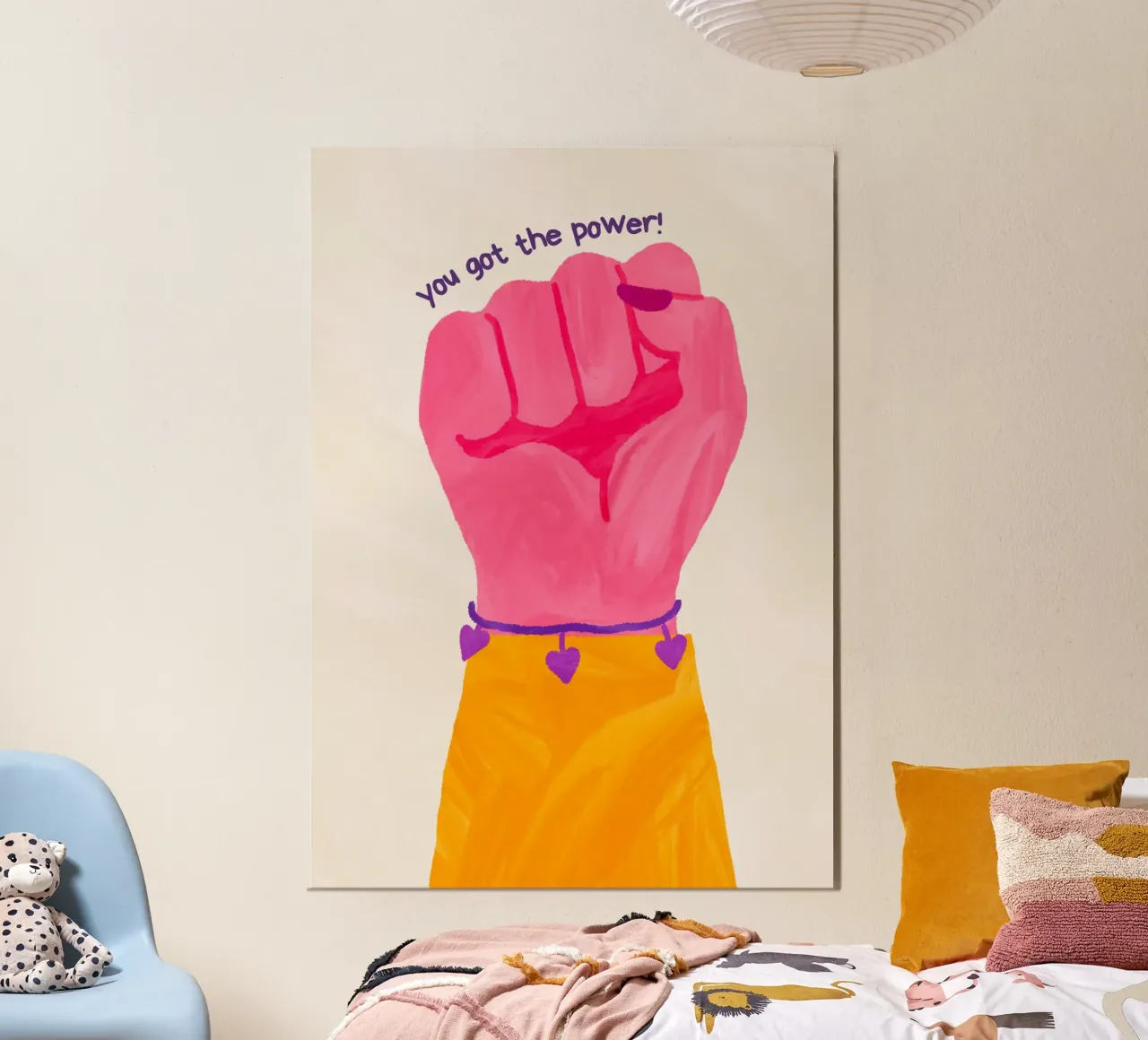 You got the power poster con telaio in alluminio da RS LAB STUDIO