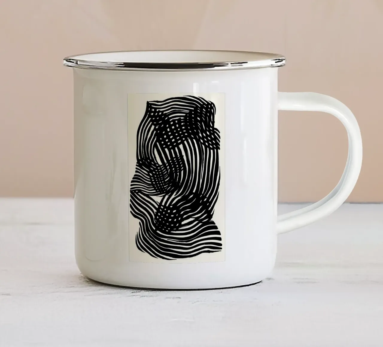 Equilibrium tazza in smalto da RS LAB STUDIO