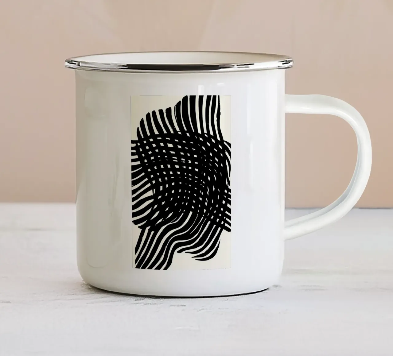 Gravitations tazza in smalto da RS LAB STUDIO